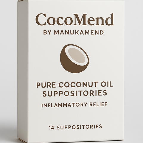 CocoMend Pure Organic Coconut Oil Suppositories